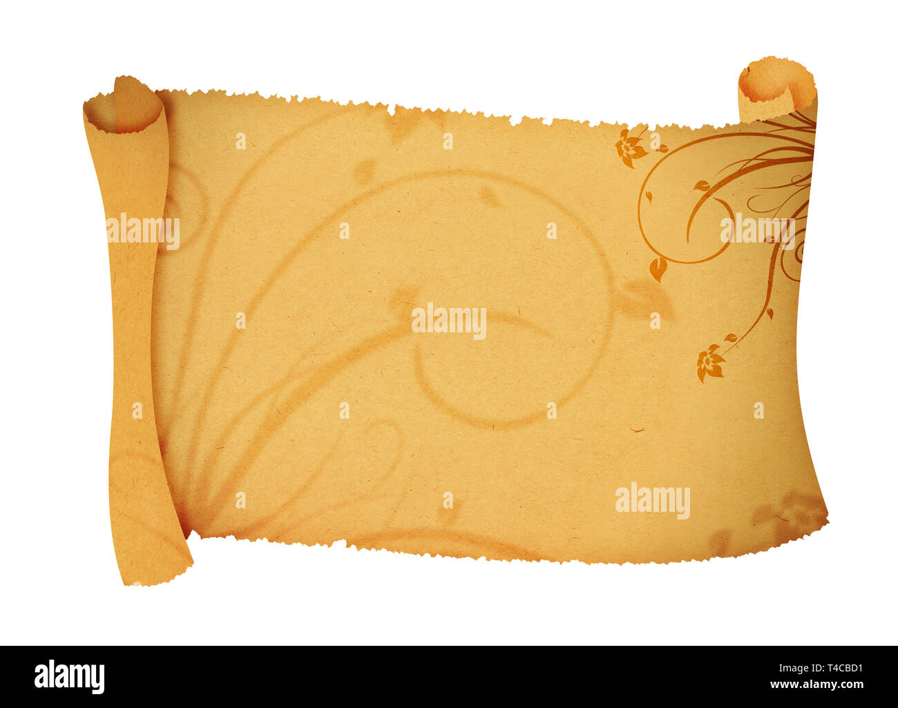 old scroll background for your messages and designs with ornaments ...