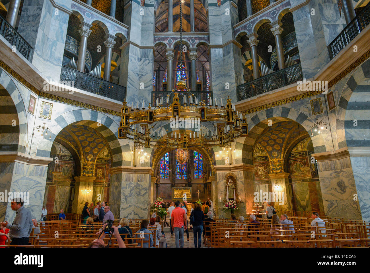 Aachen cathedral chandelier hi-res stock photography and images - Alamy