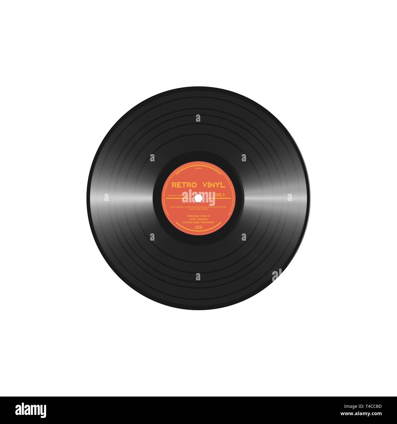 Retro vinyl record Stock Vector Image & Art - Alamy