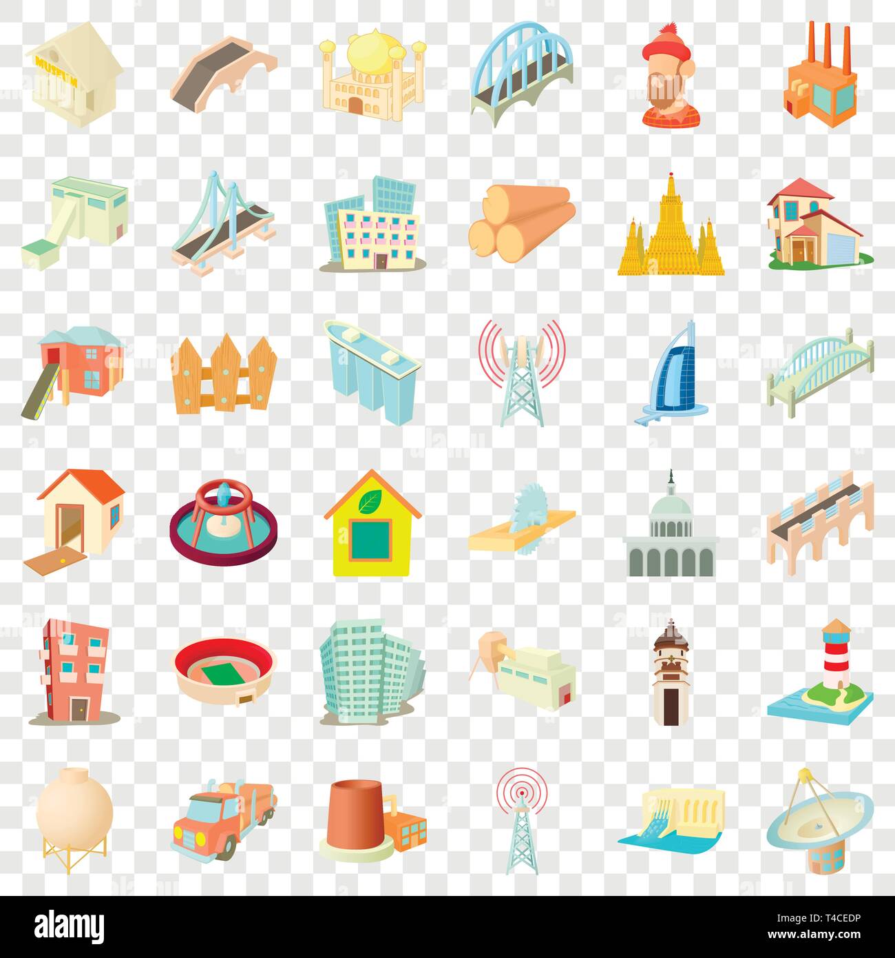 Construction site on park Stock Vector Images - Alamy