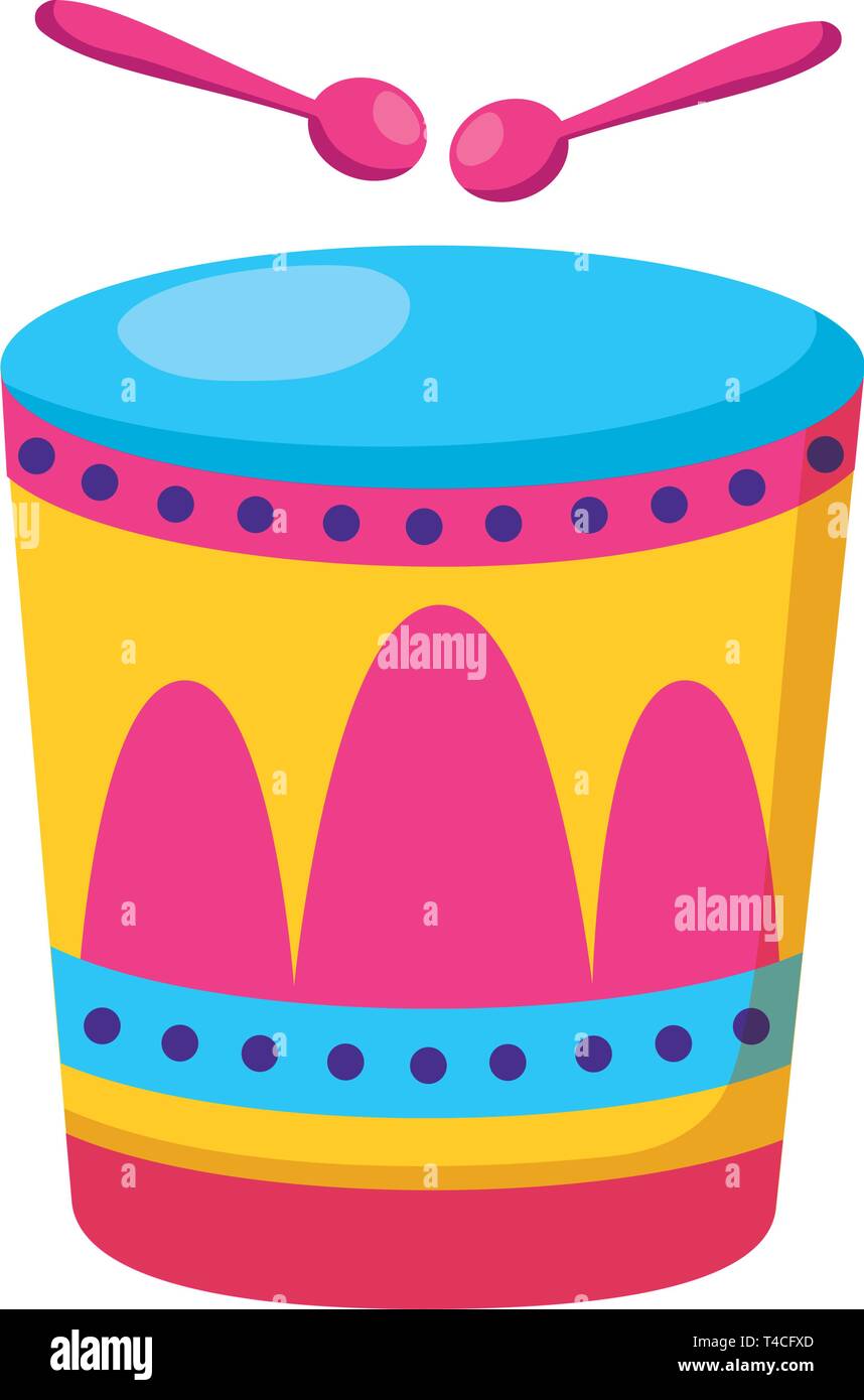 drum with sticks music Stock Vector Image & Art - Alamy