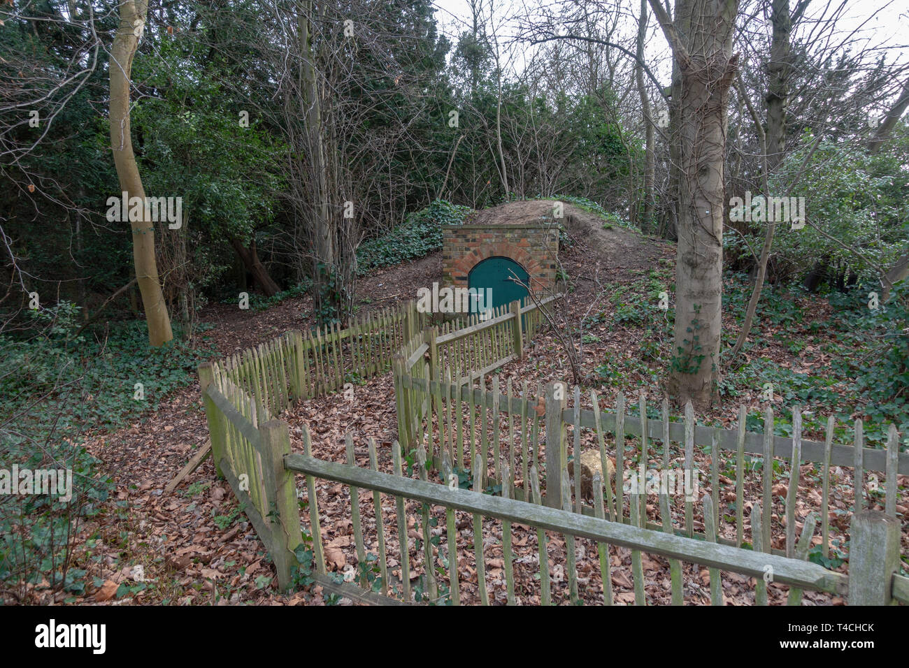 Ice house in the grounds of Marble Hill House, Marble Hill, Twickenham, London, UK. Stock Photo