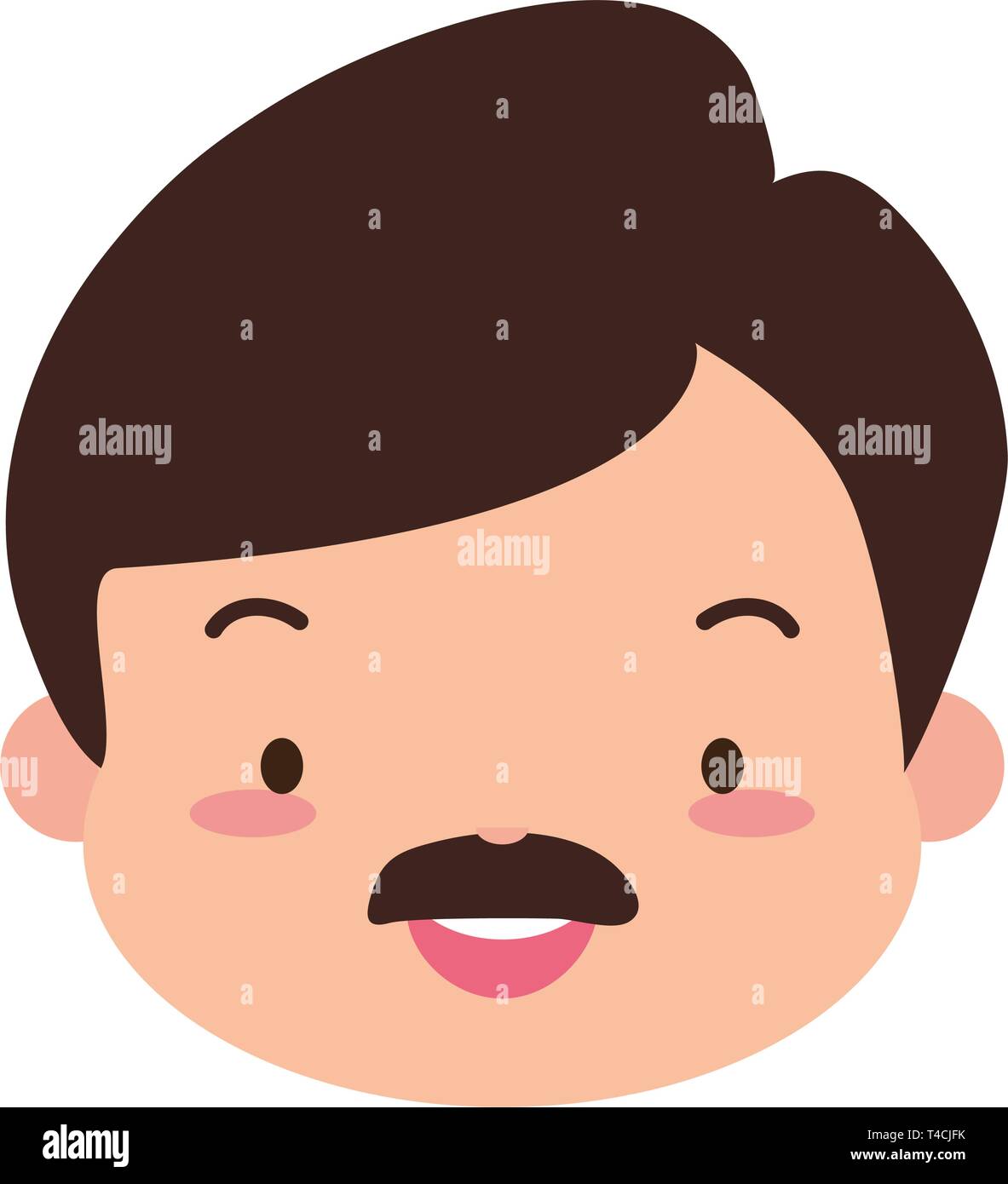 smiling man face Stock Vector Image & Art - Alamy