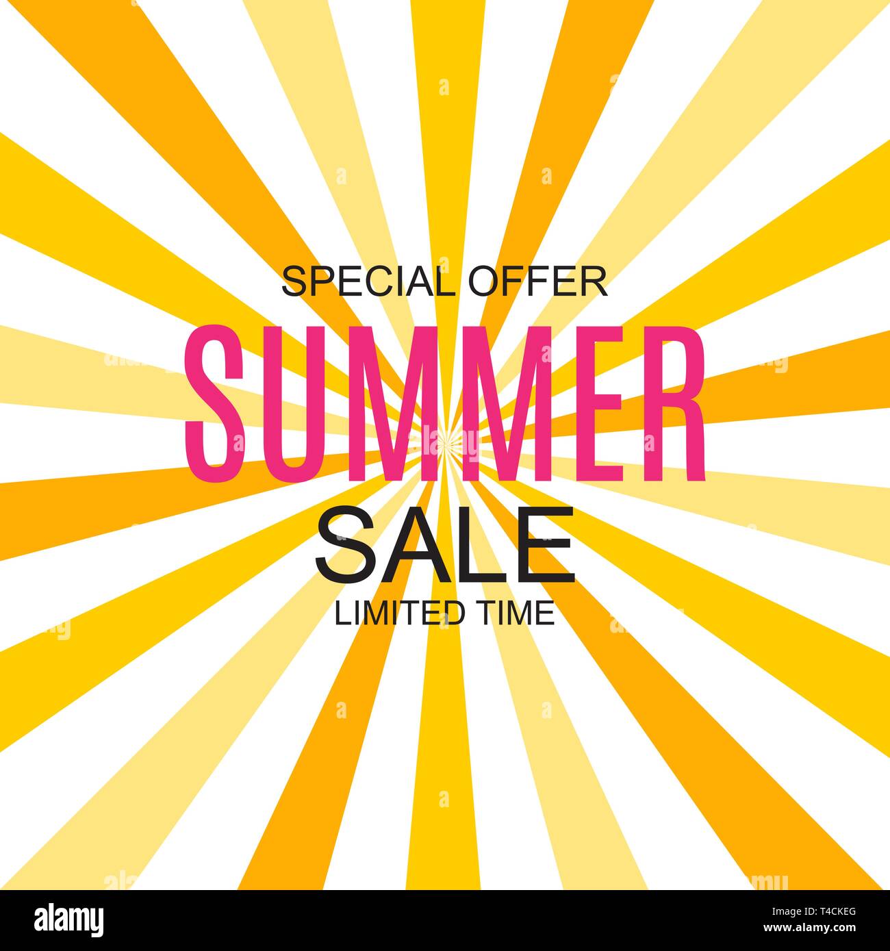 Summer Sale concept Background. Vector Illustration EPS10 Stock Vector ...