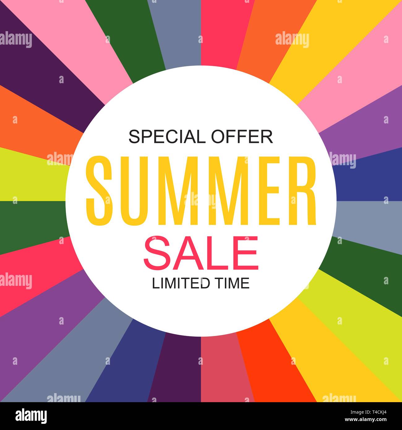 Summer Sale concept Background. Vector Illustration EPS10 Stock Vector ...