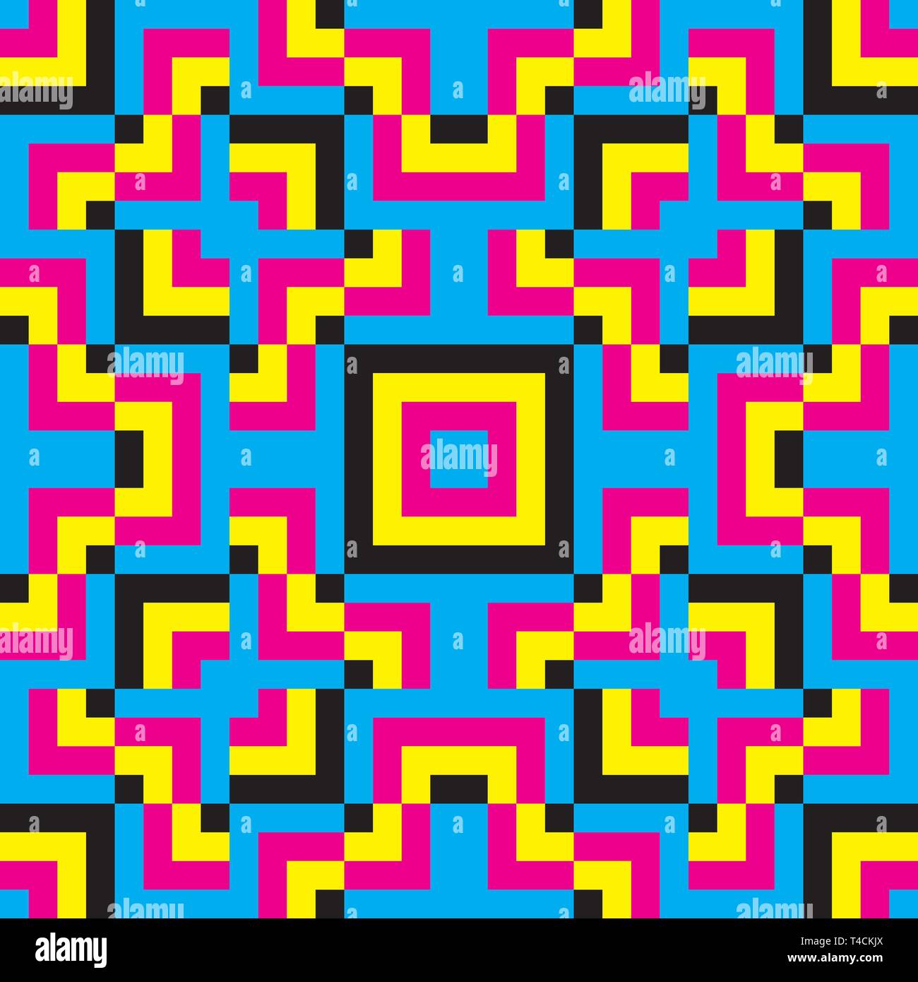 Cyan Magenta Yellow Black color pallete corner game designer ...