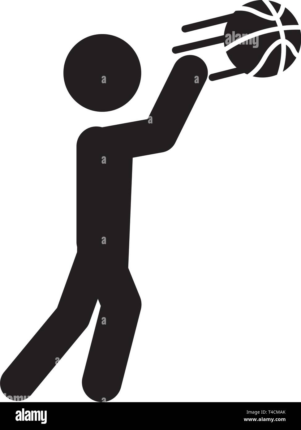 This vector image shows a pass icon in glyph style. It is isolated on a ...