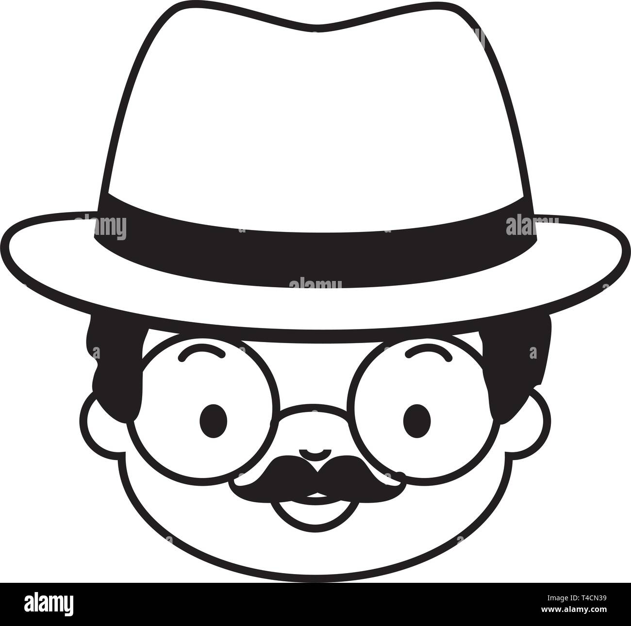 smiling man face Stock Vector Image & Art - Alamy