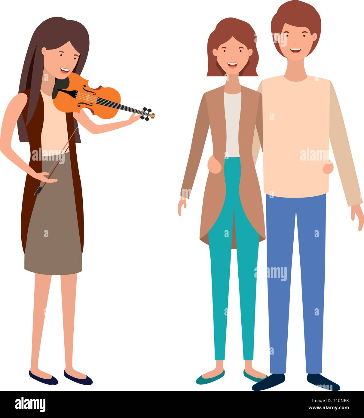 group of people with musical instrument Stock Vector Image & Art - Alamy