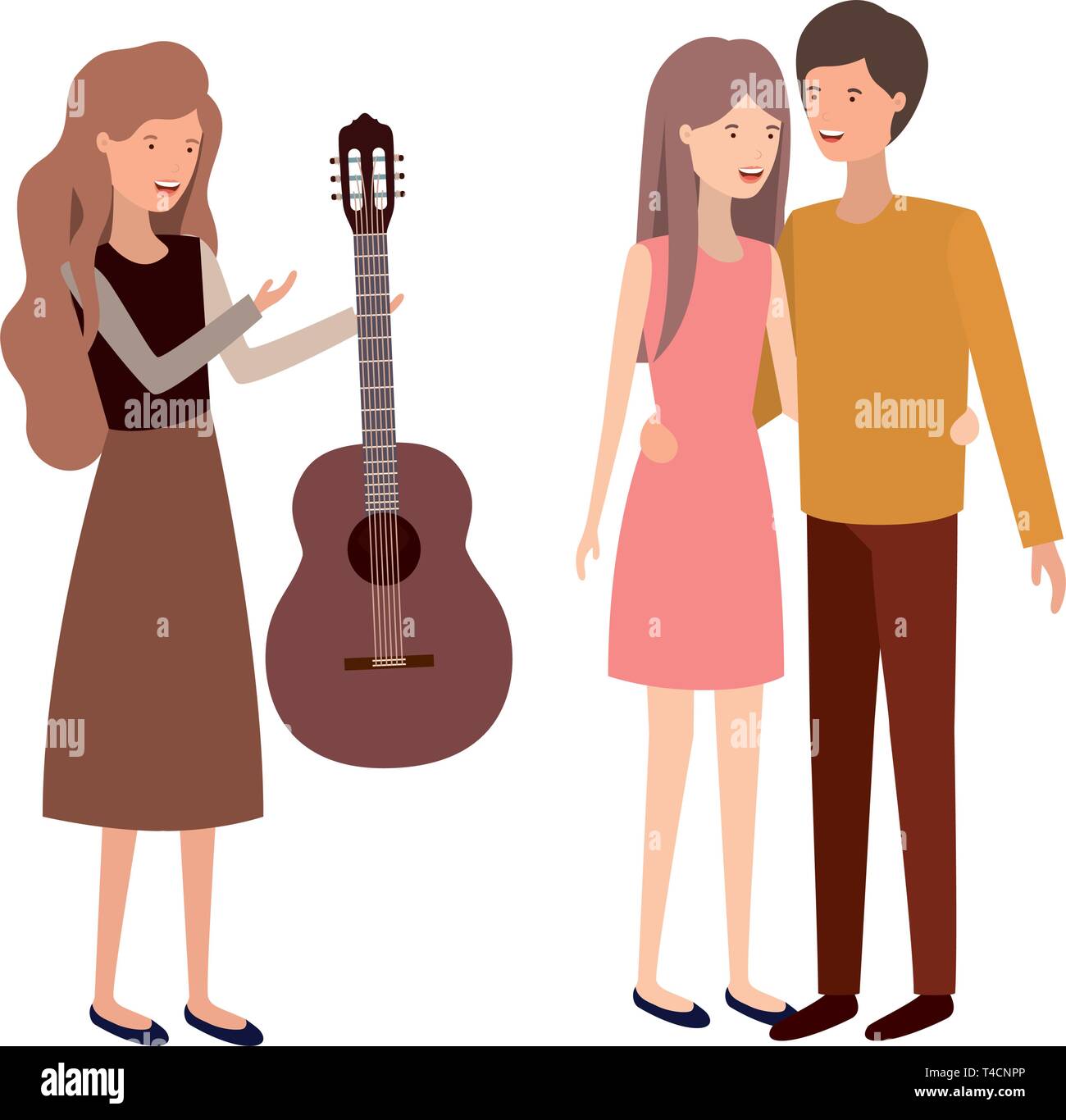 group of people with musical instrument Stock Vector Image & Art - Alamy