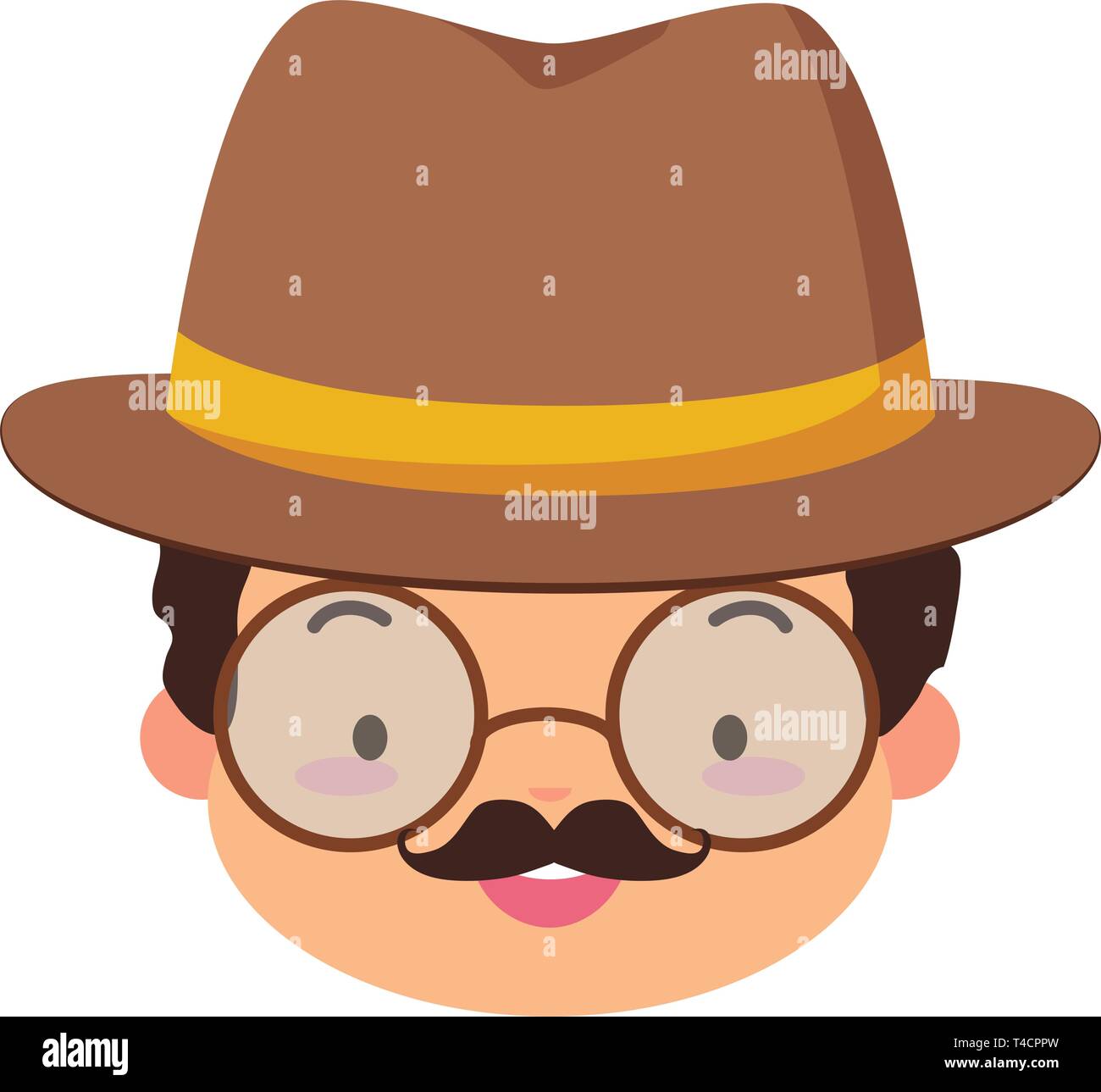 smiling man face Stock Vector Image & Art - Alamy