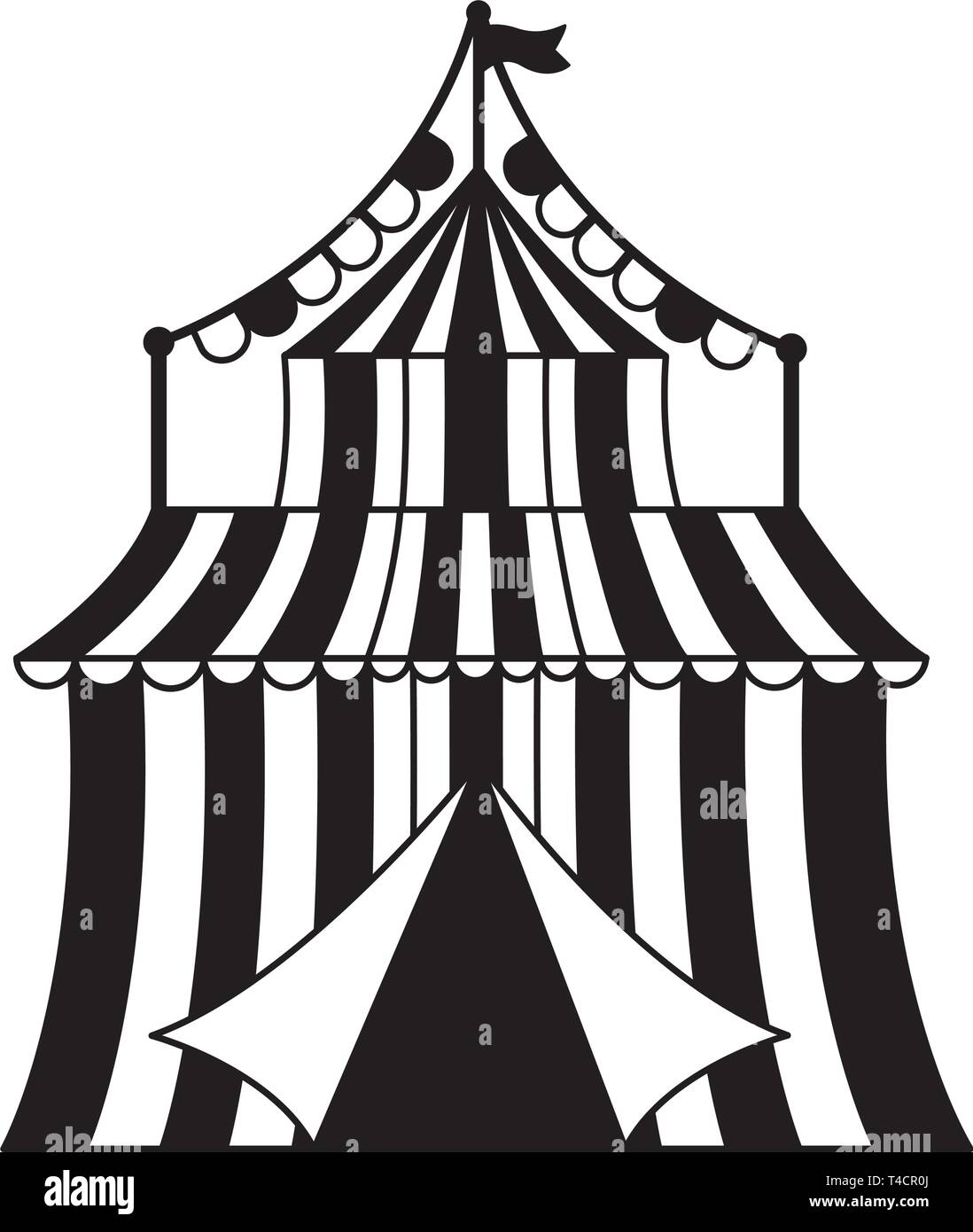 carnival tent circus garland Stock Vector Image & Art - Alamy