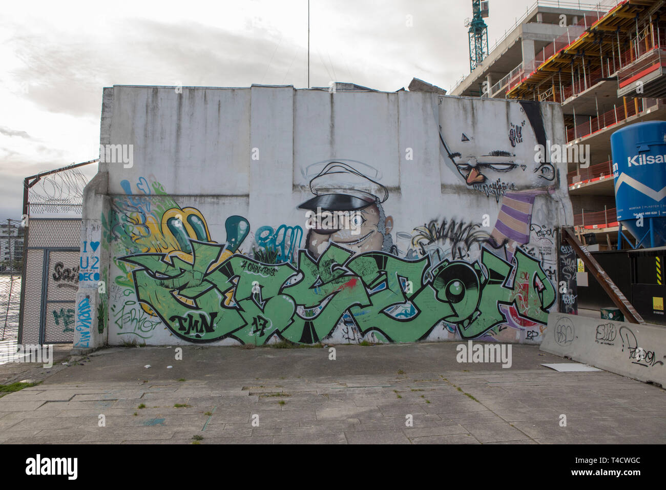 Street art in Dublin, Ireland Stock Photo Alamy