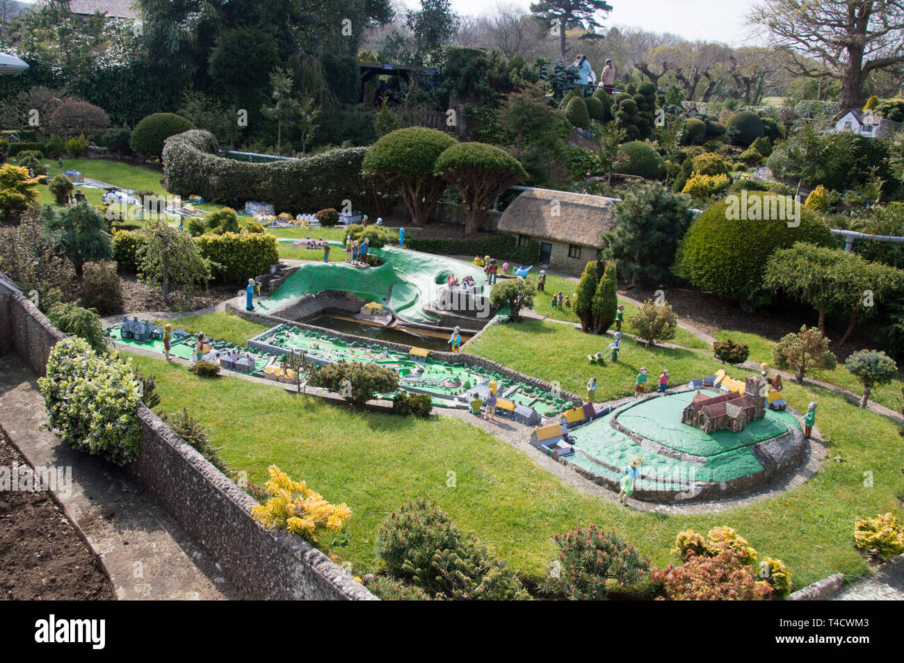 Miniature model of the isle of wight hires stock photography and