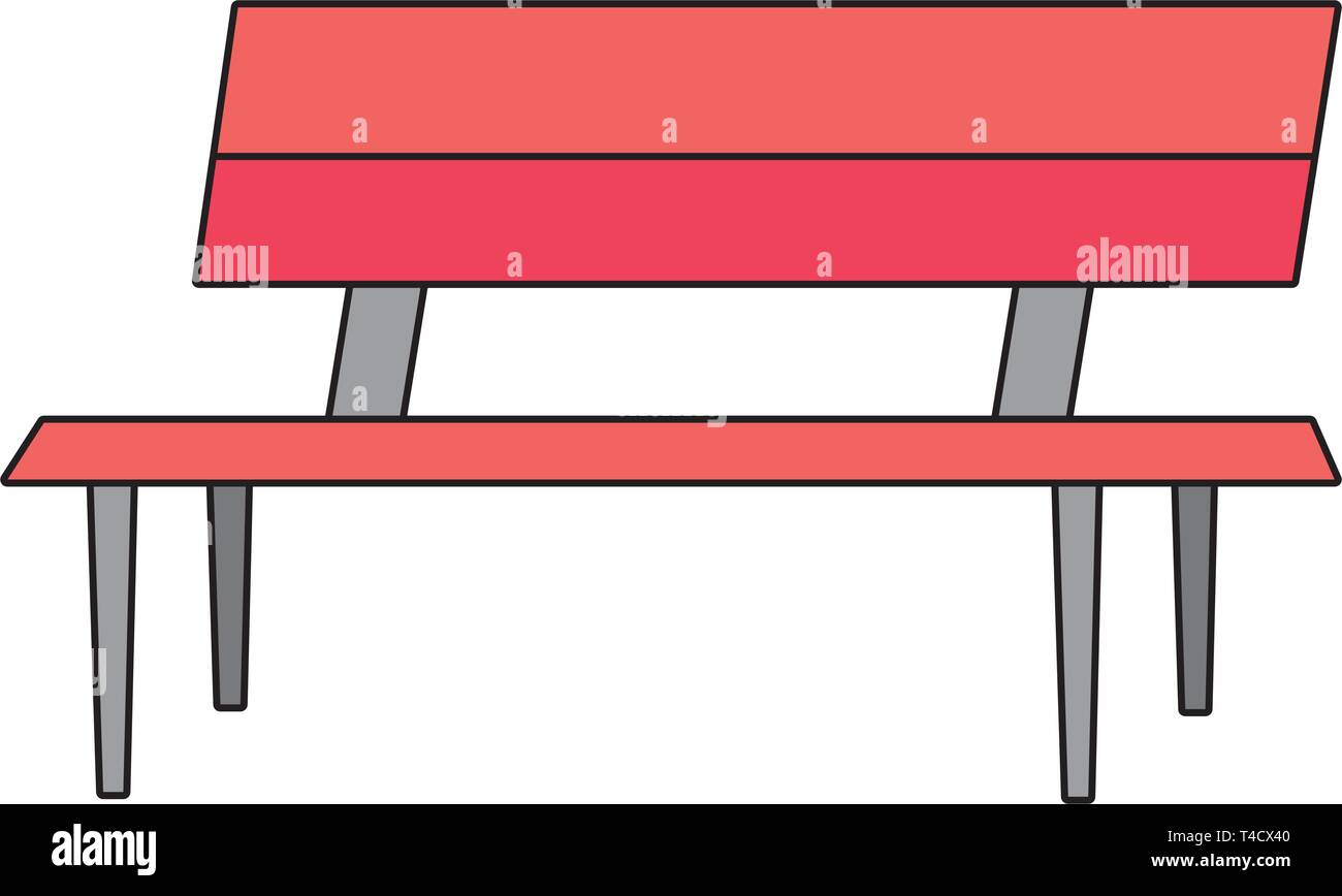 modern furniture park bench cartoon vector illustration graphic design  Stock Vector Image & Art - Alamy