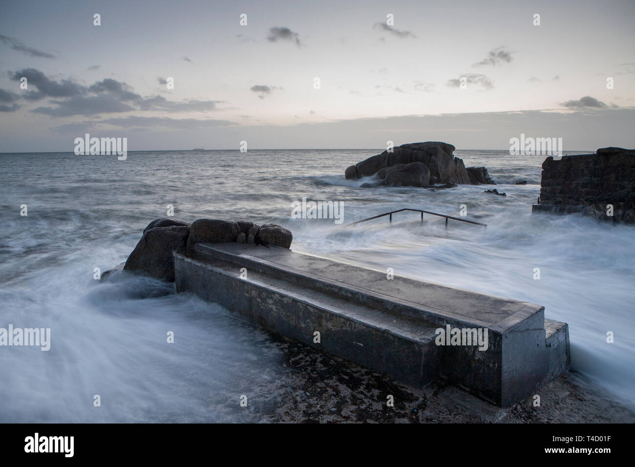 Dublin's Forty Foot is a popular swimming spot on Dublin Bay and