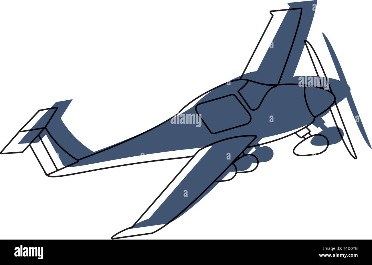 transportation concept small plane cartoon vector illustration graphic  design Stock Vector Image & Art - Alamy