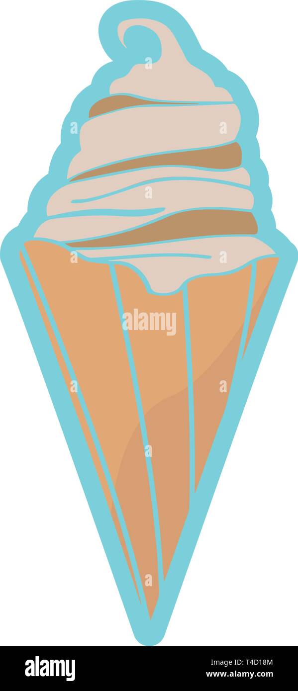 Isolated ice cream cone Stock Vector Image & Art - Alamy