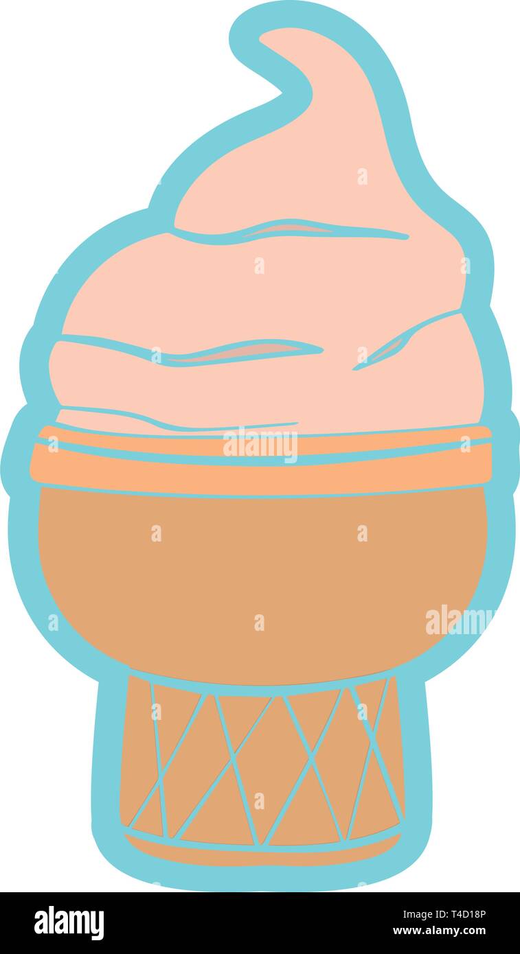 Isolated ice cream cone Stock Vector Image & Art - Alamy