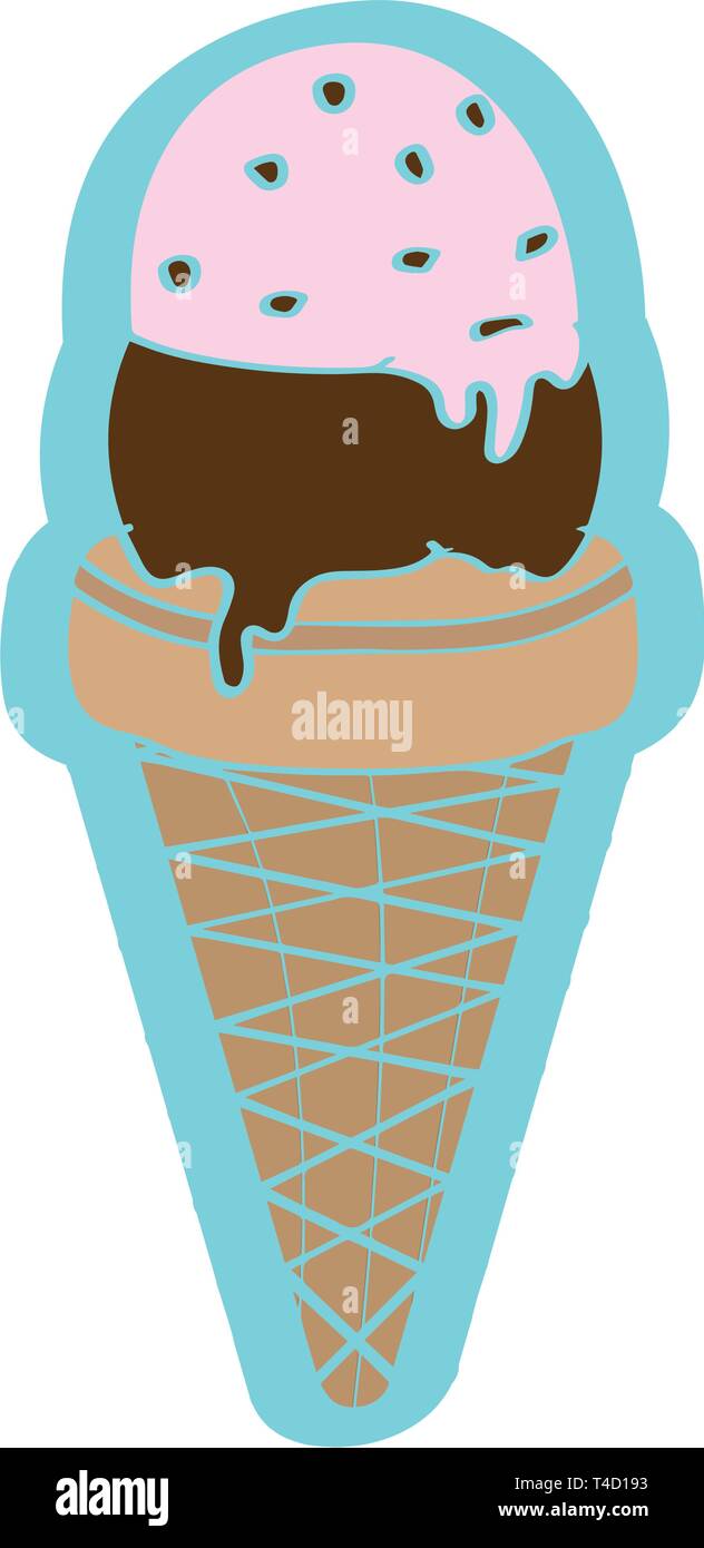 Isolated ice cream cone Stock Vector Image & Art - Alamy