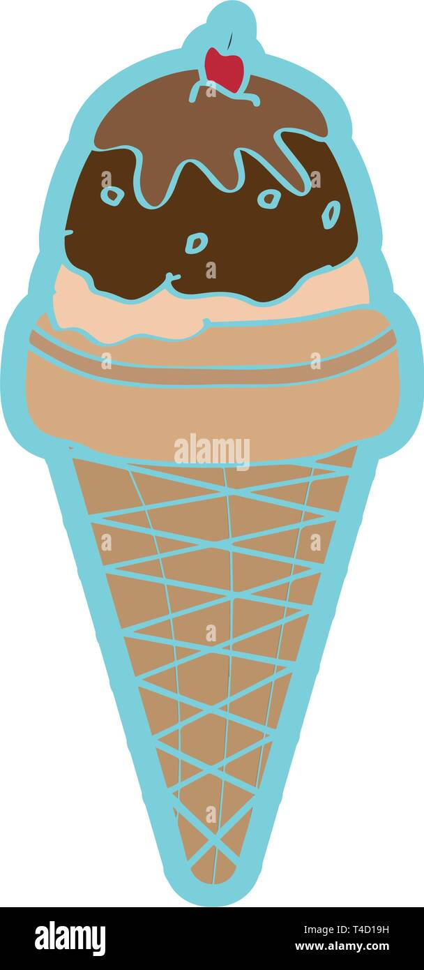 Isolated ice cream cone Stock Vector Image & Art - Alamy
