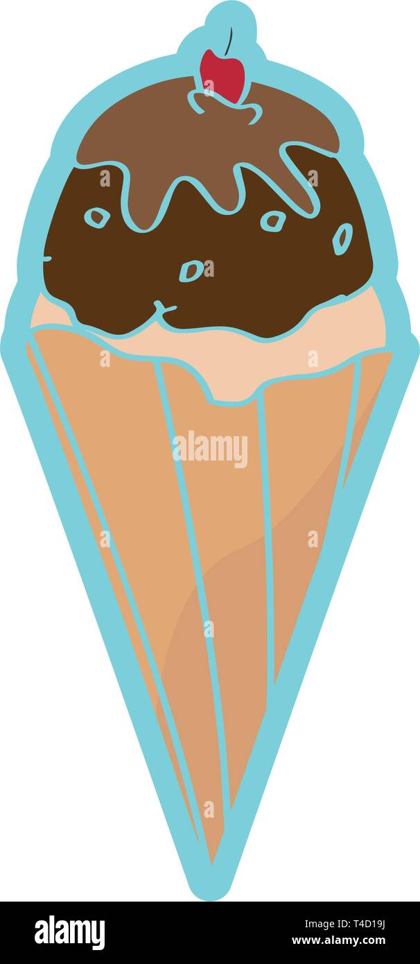 Isolated ice cream cone Stock Vector Image & Art - Alamy