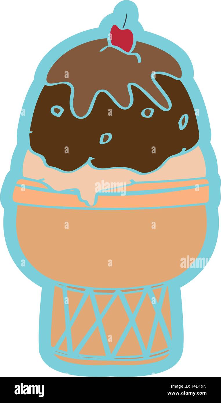 Isolated ice cream cone Stock Vector Image & Art - Alamy