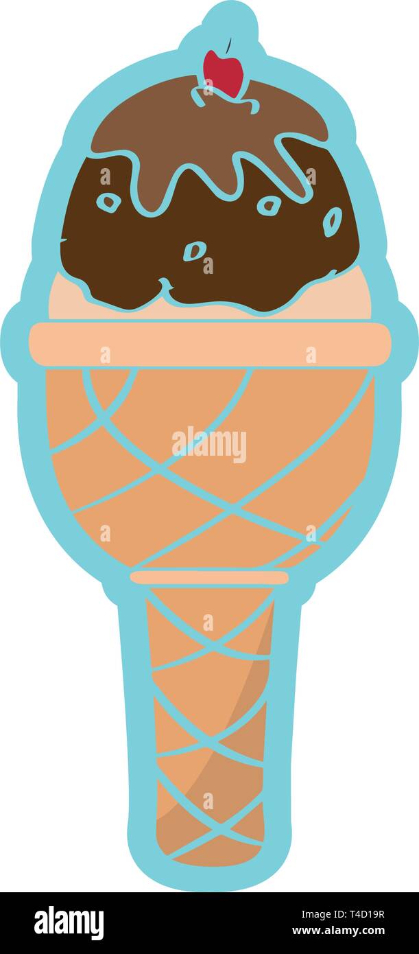 Isolated ice cream cone Stock Vector Image & Art - Alamy
