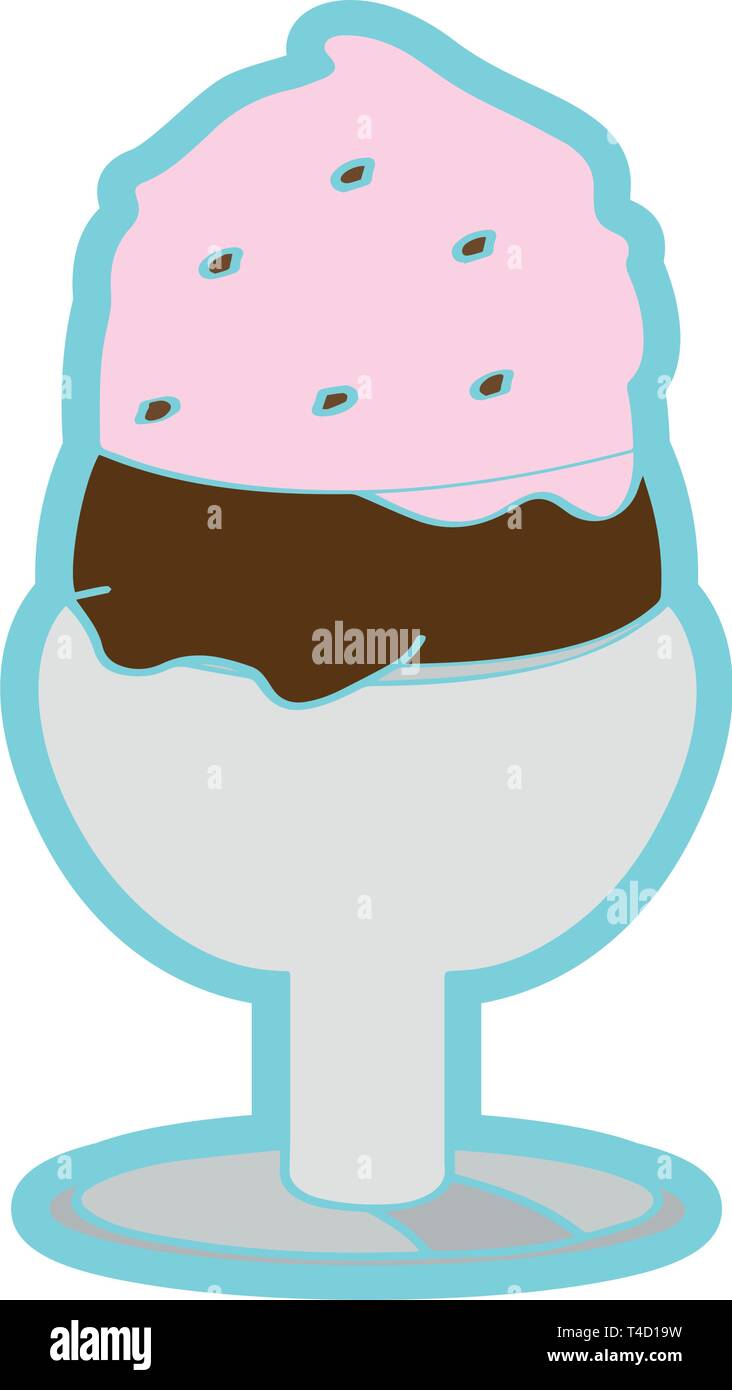 Isolated ice cream sundae Stock Vector Image & Art - Alamy