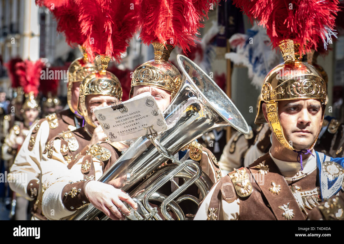 Holy Week, Cartagena, Spain Stock Photo - Alamy