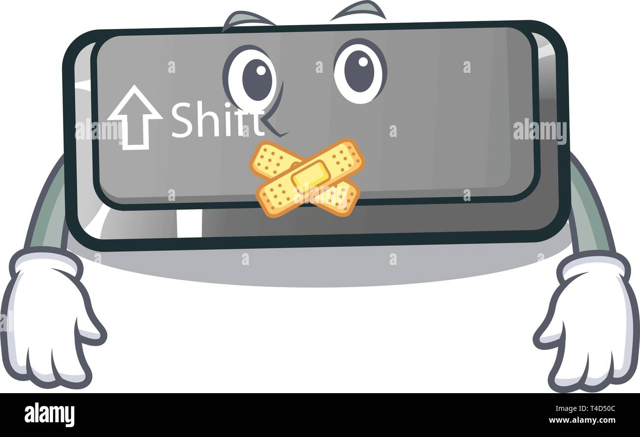 Silent shift button installed in cartoon game Stock Vector Image & Art