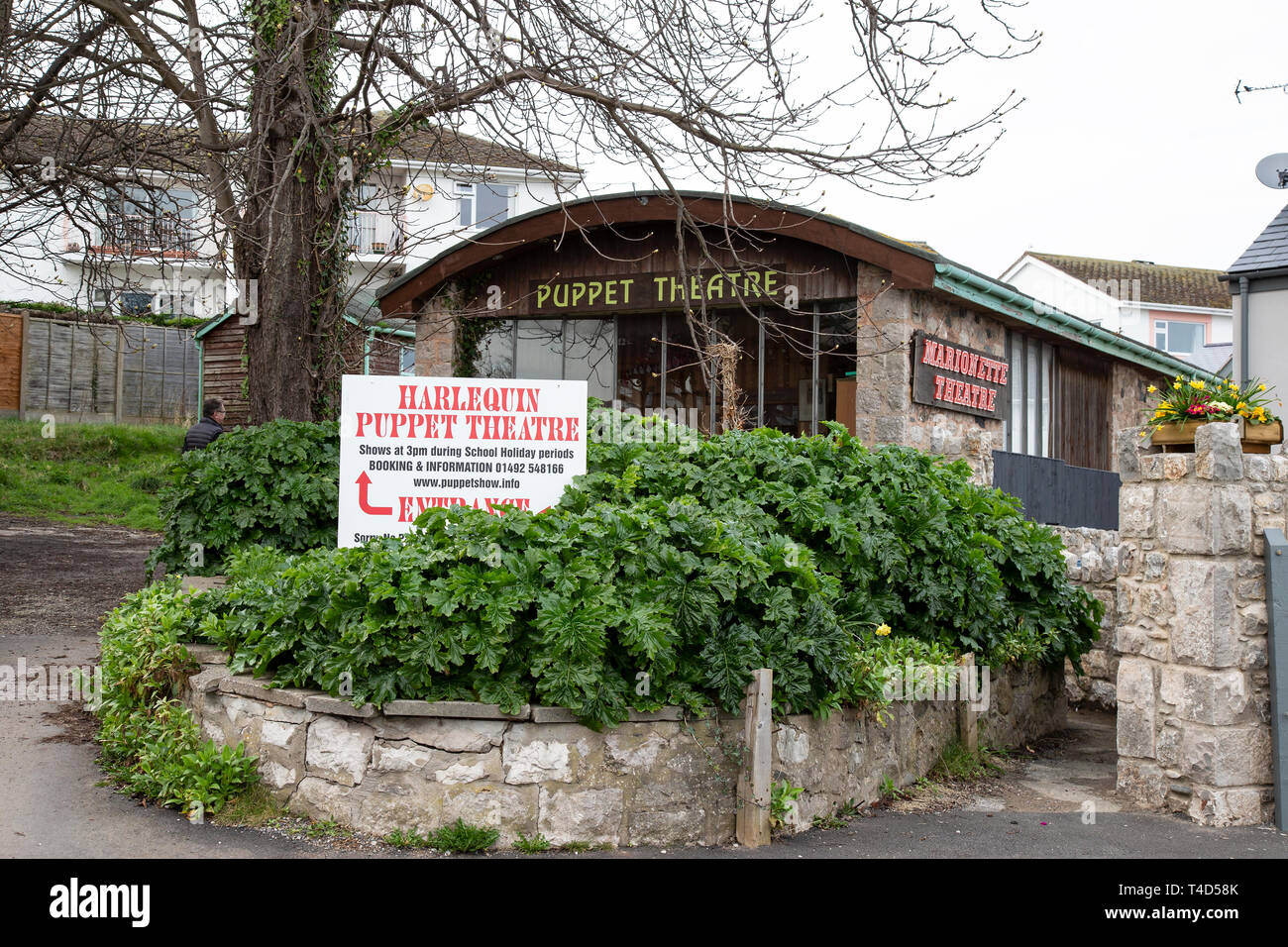 The Harlequin Puppet Theatre in Rhos on Sea North Wales founded 1958 by
