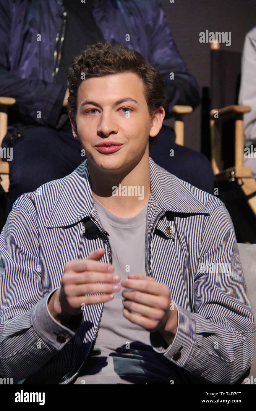 Los Angeles, CA, USA. Tye Sheridan at "Ready Player One" Los Angeles Press Conference, at Goya Studios in Los Angeles, CA, USA. 15th March 2018. Ref: LMK88-J1782-260318 Izumi Hasegawa /Landmark Media WWW.LMKMEDIA.COM Stock Photo