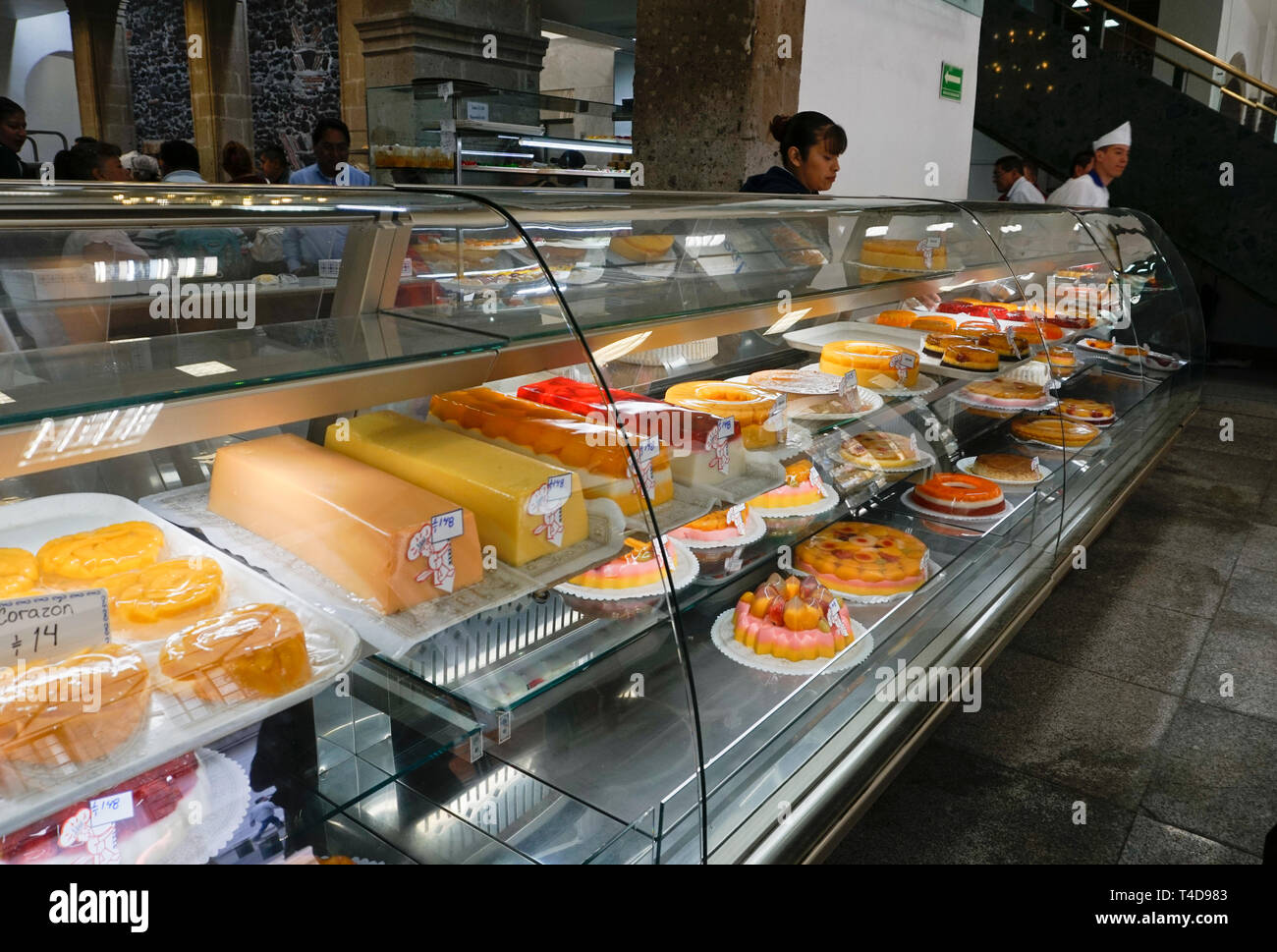 Gelatin desserts at Pasteleria Ideal, Mexico City, Mexico Stock Photo
