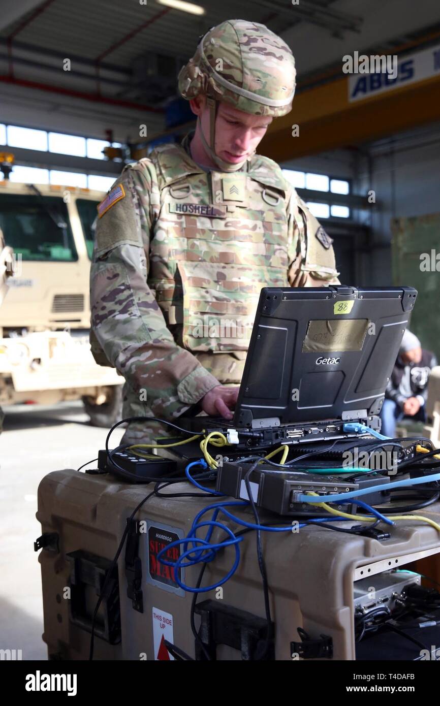 U s army sgt jarrett hoshell a team leader assigned to the 44th