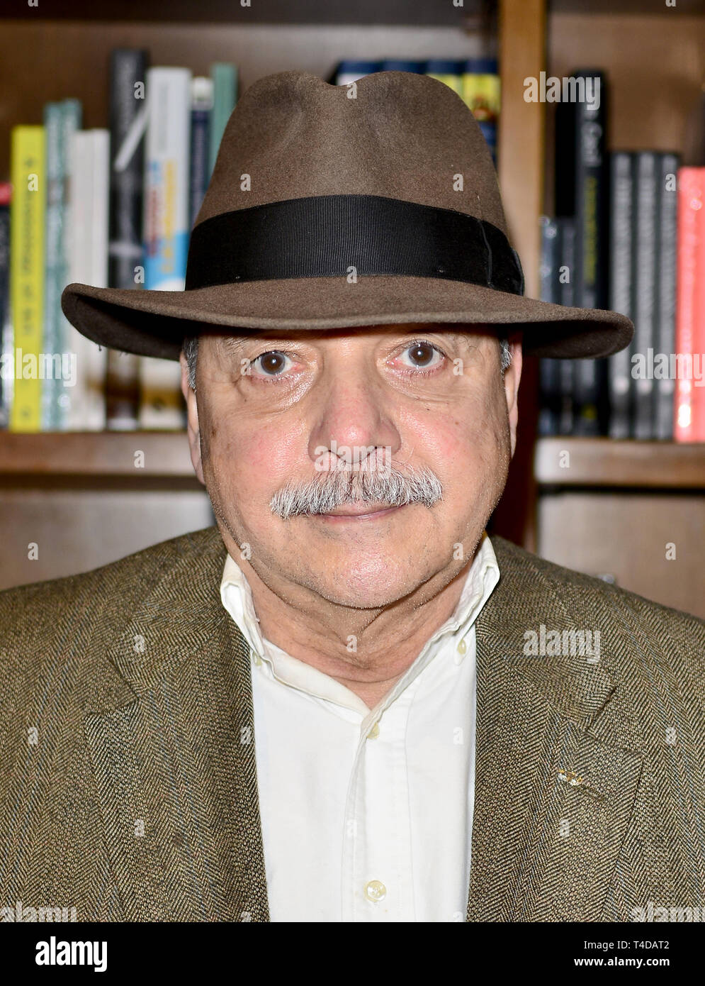 Author Ivan Acosta signs copies of his new book 'El Super (Coleccion Fugas, edicion especial 40 anos)' at Books and Books Gables  Featuring: Ivan Acosta Where: Coral Gables, Florida, United States When: 14 Mar 2019 Credit: Johnny Louis/WENN.com Stock Photo