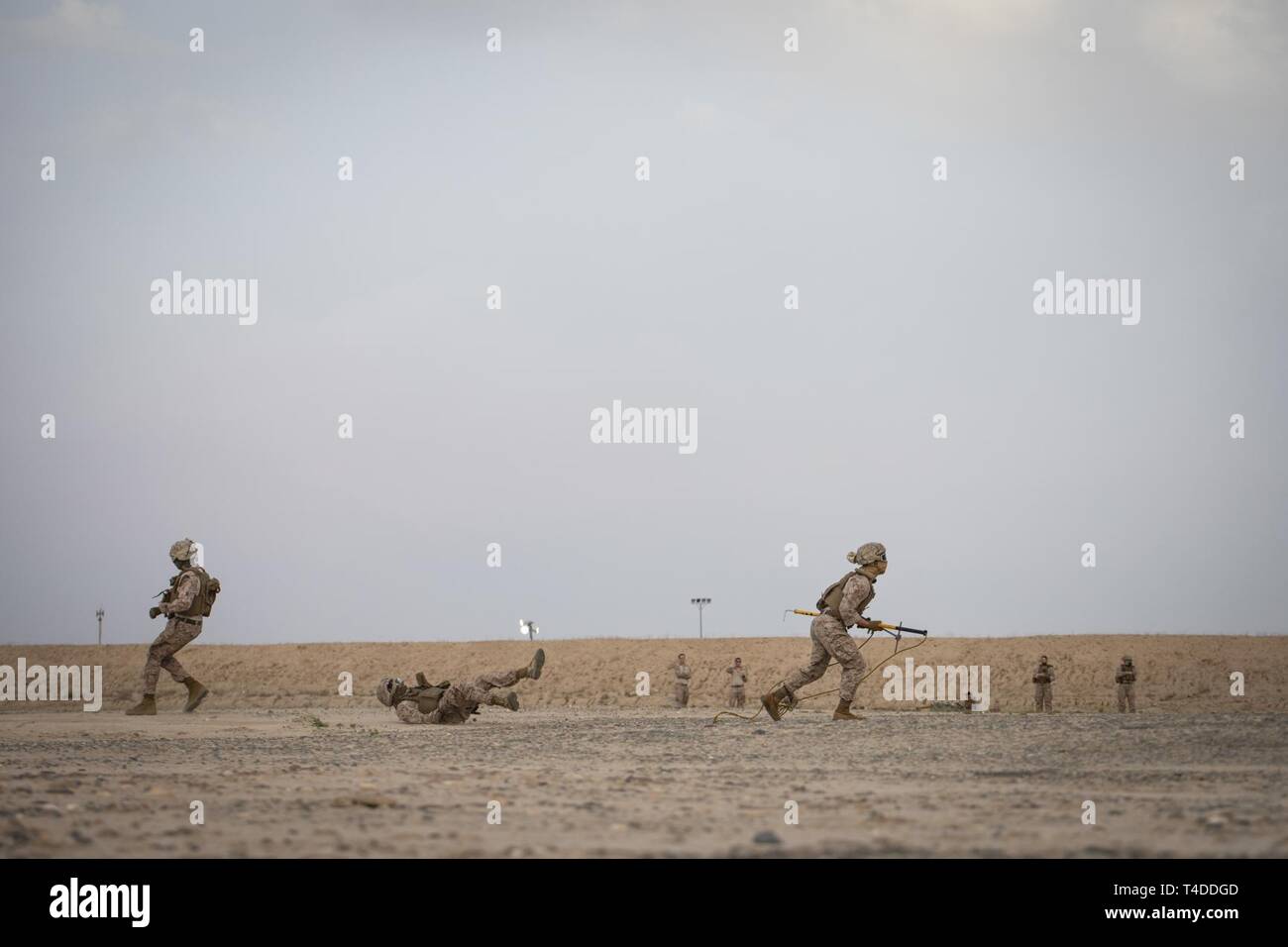 Eressing U.S. Marines with Combat Logistics Detachment 34, attached to Special ...