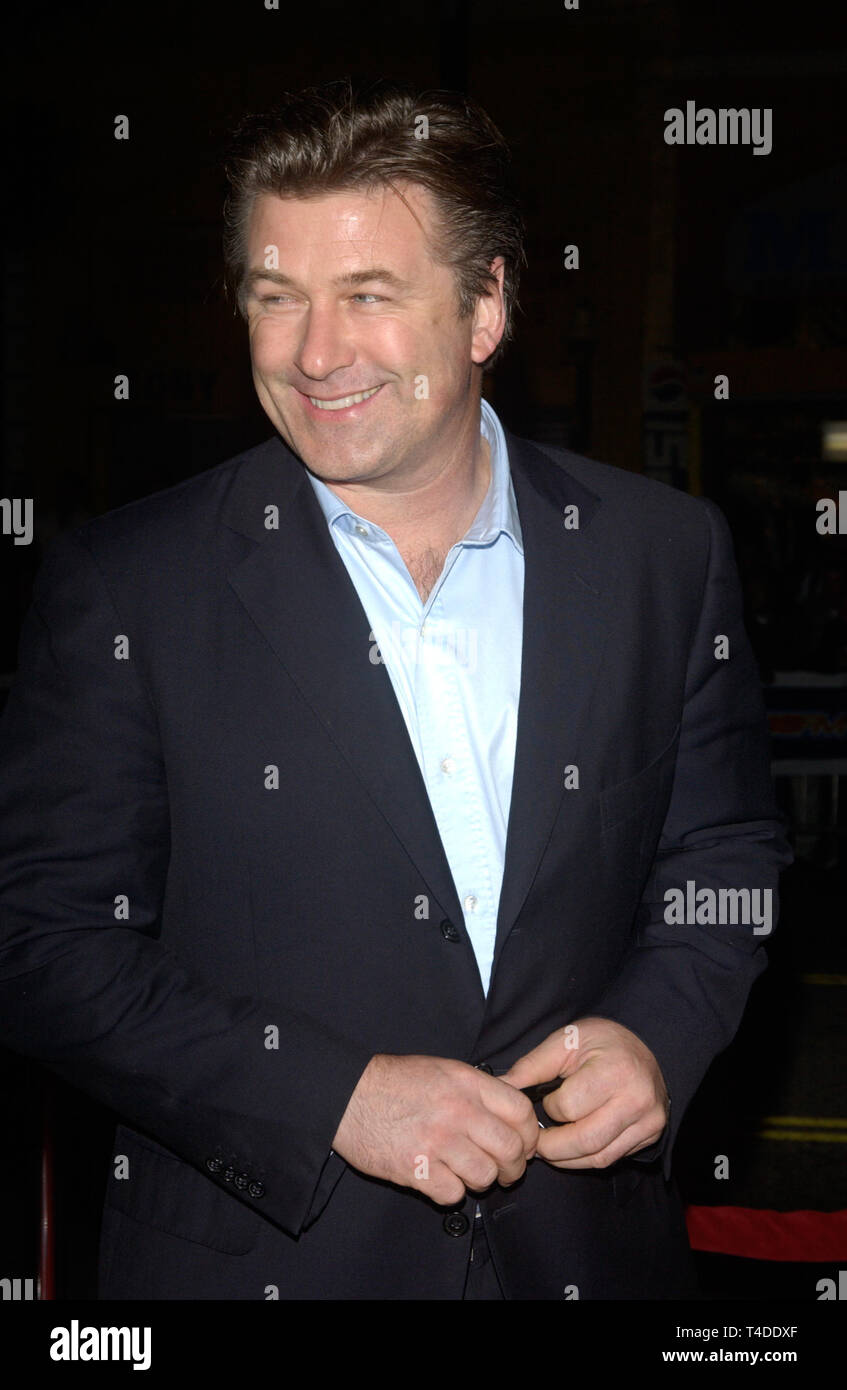 LOS ANGELES, CA. January 12, 2004 Actor ALEC BALDWIN at the world