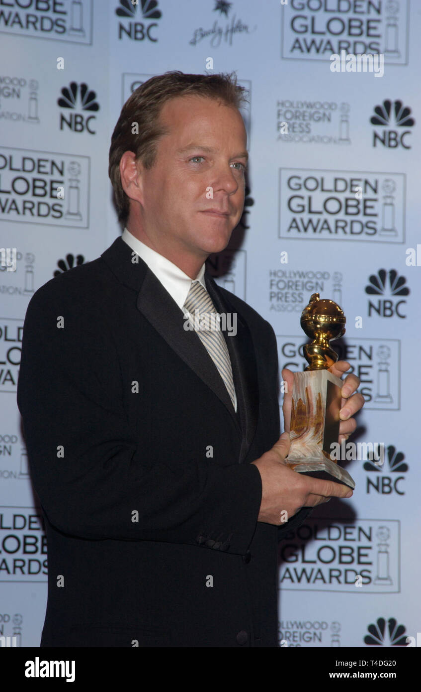 Los Angeles Ca January 25 2004 Kiefer Sutherland At The 61st Annual Golden Globe Awards At