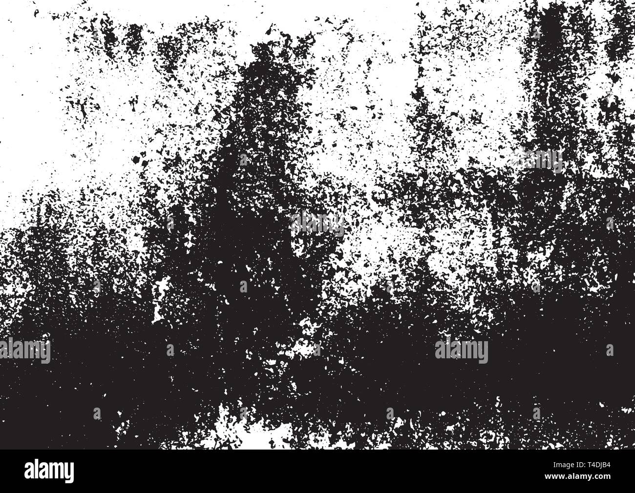 Black and white grunge urban texture vector with copy space. Abstract ...