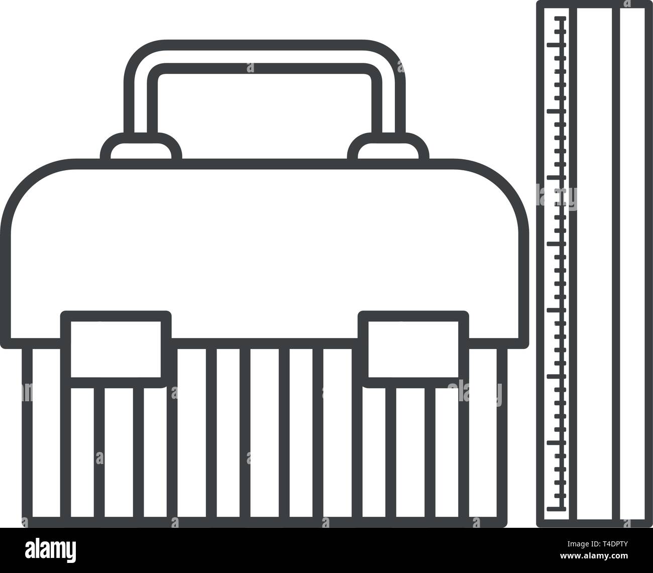 construction tool box isolated icon Stock Vector Image & Art - Alamy