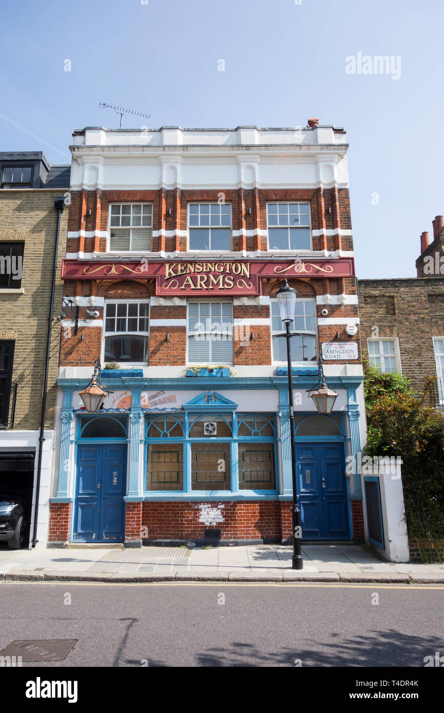The now closed Kensington Arms on Kensington Arms, Abingdon Road