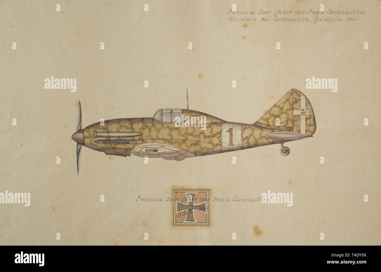 Ernst Udet - eight drawings of aircraft from the time after the 1st World  War and at the beginning of the 2nd World War Boeing P.26A of the 95th  Attack Squadron of