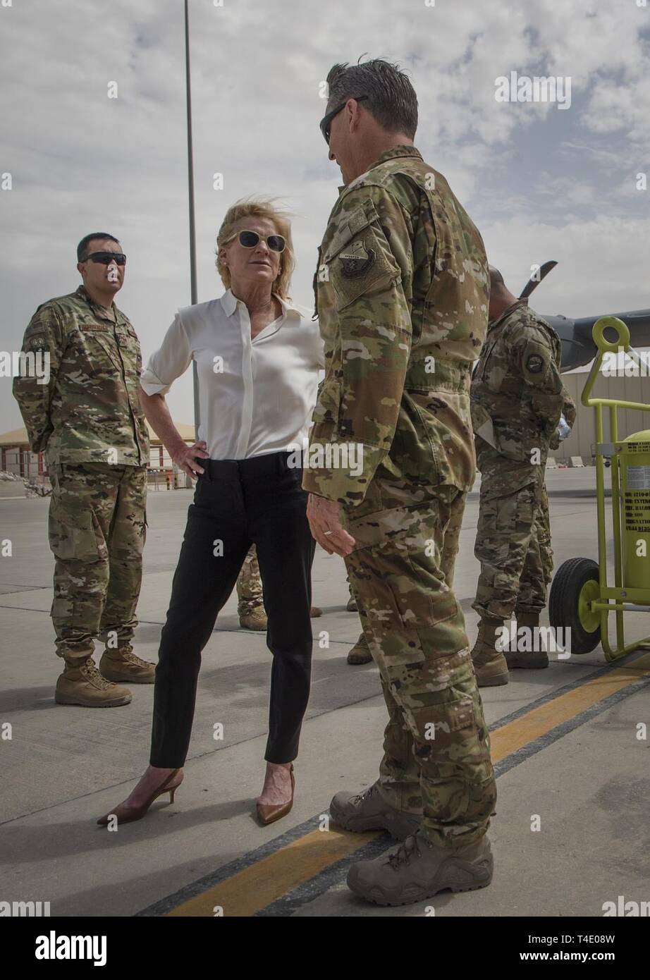 Jamie McCourt, center, United States Ambassador to the French Republic