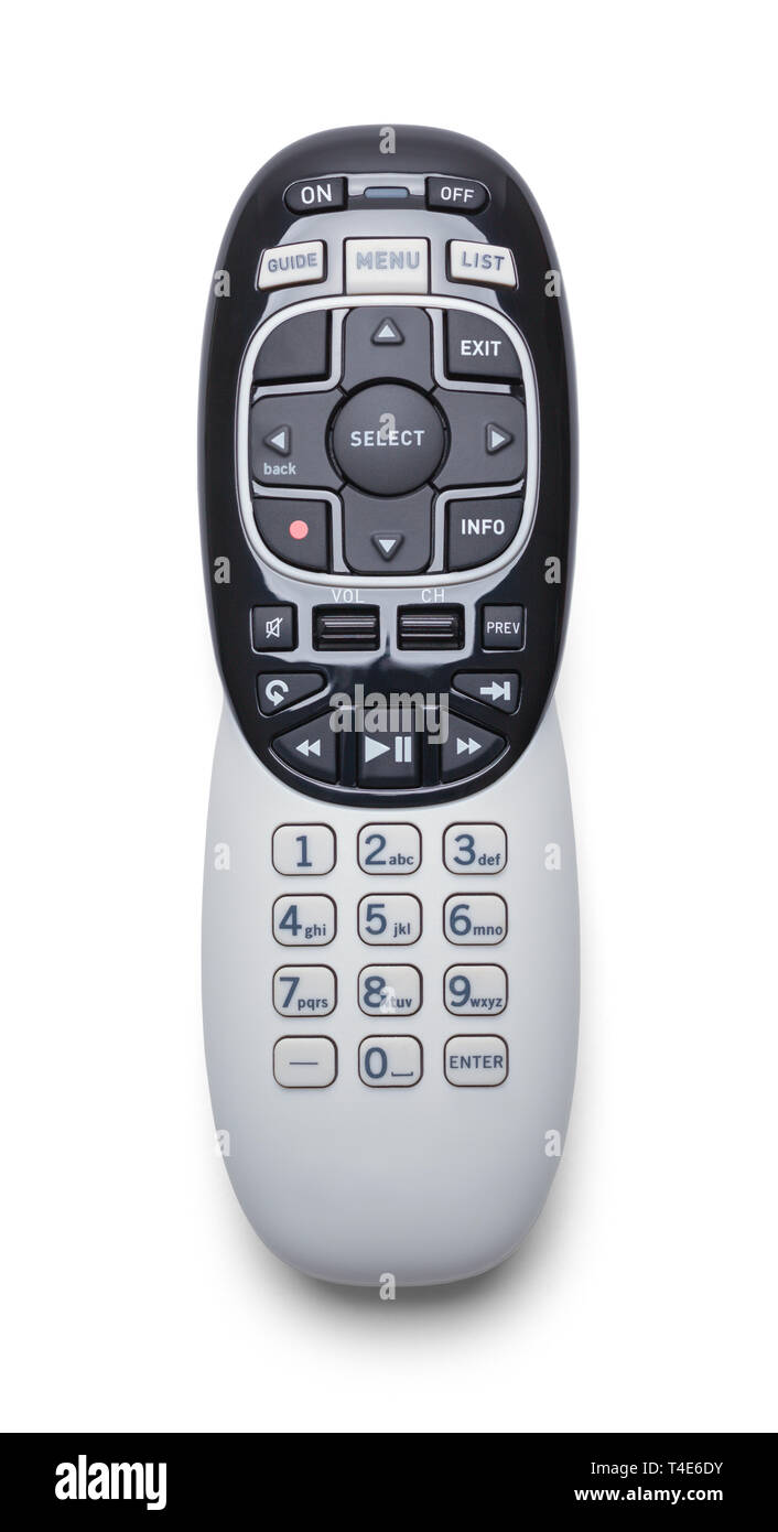 Tv Remote Isolated High Resolution Stock Photography and Images - Alamy