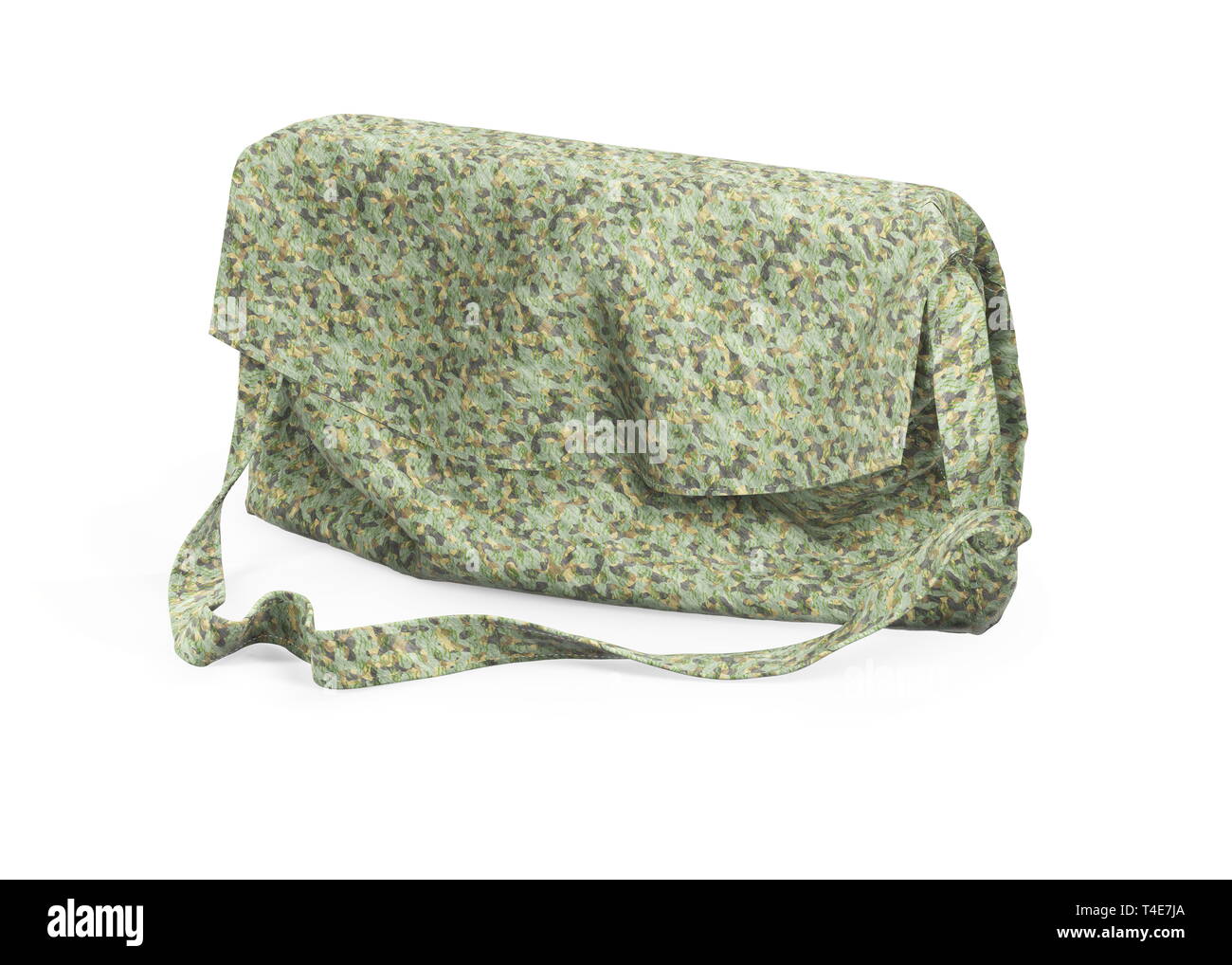 Women Artsy Camouflage Washed Shoulder Bag Crossbody Bag
