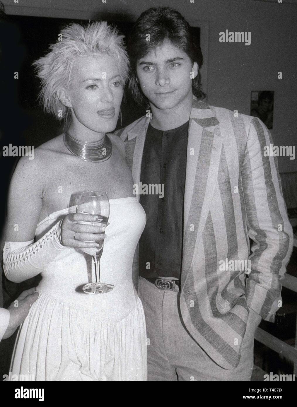 John Stamos and Karen Hardy circa 1980â€™s Photo By John Barrett/PHOTOlink Stock Photo