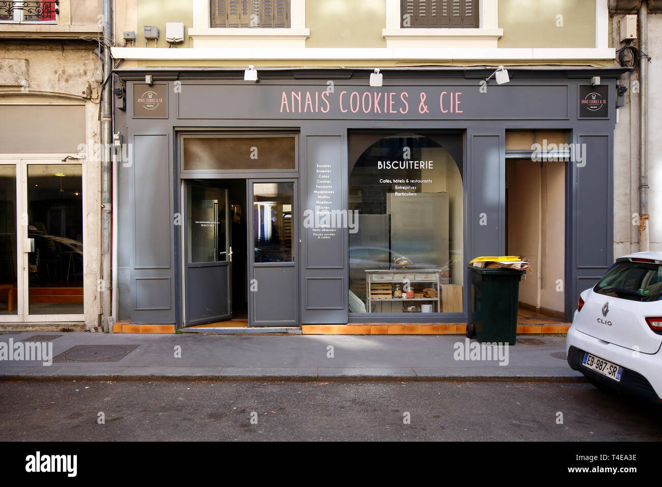 Anaïs Cookies & Cie, 8 Grande Rue de Saint Clair, Caluire, France Stock Photo