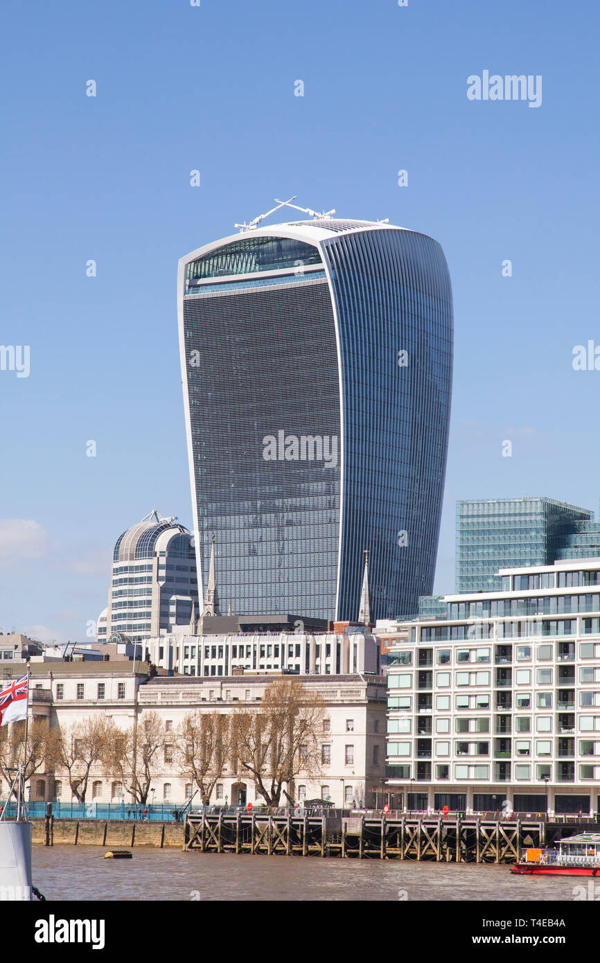 London Skyline With 20 Fenchurch Street Building And The