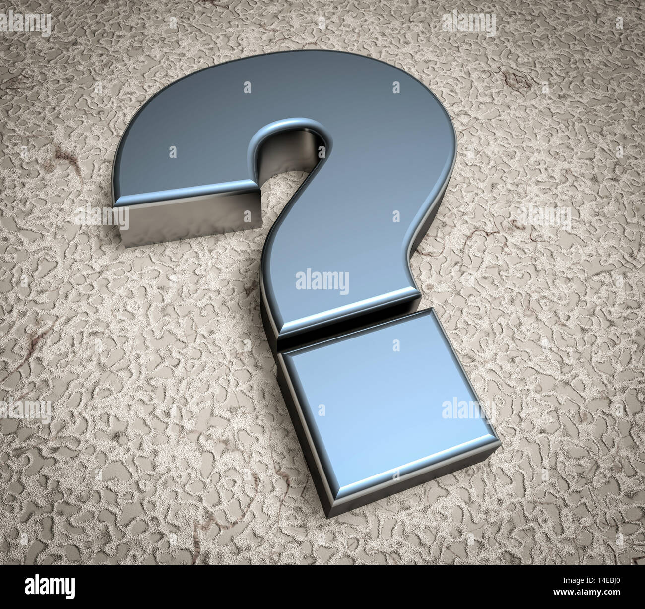 Sign Answer versus Question Stock Photo - Alamy